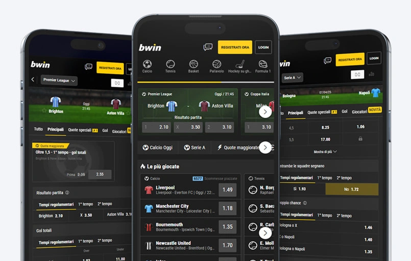 bwin platform: clean and functional design